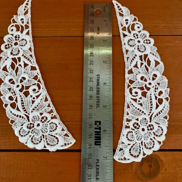 Vintage European Lace & Crochet Retro Collars Detachable Removable (Lot Of 4) - Picture 6 of 10